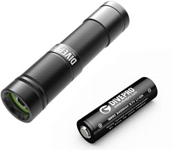 Divepro D5-4 1150 Lumen met extra batterij