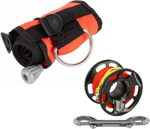 Apeks 1.4 m deco boei met 60 m spool