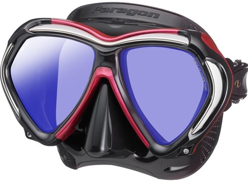 TUSA Duikbril Paragon - UV Filter - Black / Rose Pink