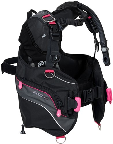 PRO HD WMN,BLK/PINK,XS-2