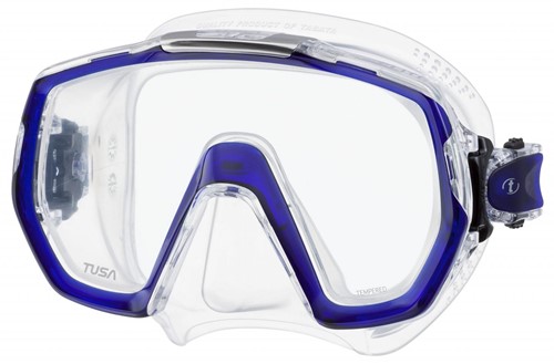 TUSA Freedom Elite - Helder siliconen - Cobalt Blue