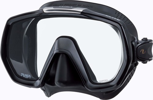 TUSA Freedom Elite - Duikbril met zwart siliconen