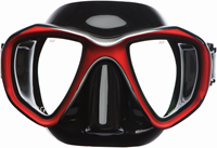 Duikbril Proteus Black/Red - Antifog