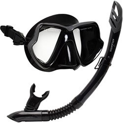 Java Combo - Snorkelset - Volwassenen - Siliconen - Snorkelbril en Snorkel - Mesh Opbergtasje