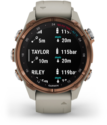 Garmin Descent Mk3i Siliconen Band 43mm