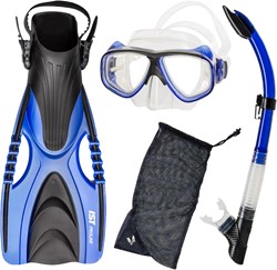 IST Sports Snorkelset Search - Maat 37 t/m 48 - Kleur Blauw
