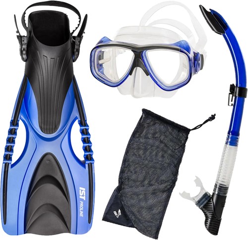 IST Sports Snorkelset Search - Maat 37 t/m 48 - Kleur Blauw