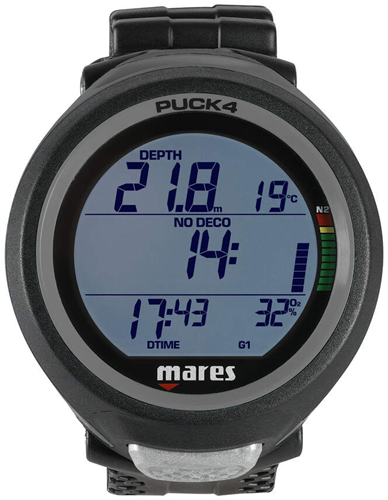 Mares Puck 4 - Duikcomputer - Black-2