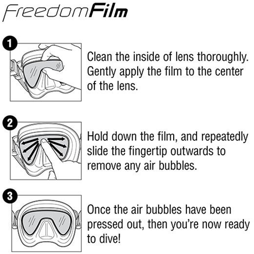TUSA FREEDOM FILM ANTI-FOG 1W-2