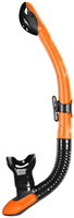 Mares Ergo Dry - Waterdichte Snorkel - Oranje / Zwart