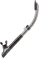 IST Sports Snorkel SN60 - Waterloosventiel - Siliconen Mondstuk - Zwart / Grijs