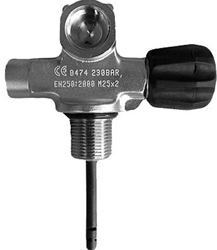Kraan M25x2 - Lateraal Rechts - 2e Uitgang - DIN 230 Bar