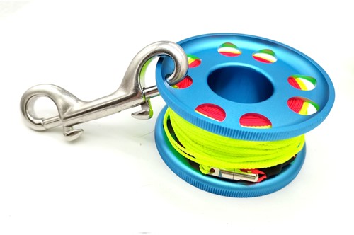 Q-Dive Aluminium Reel 30m Blauw