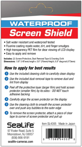 Sealife Screen Shield SL4005 voor SportDiver Housing-2