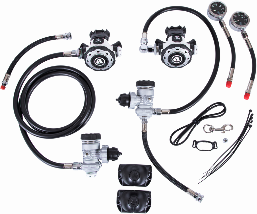 APEKS MTX-R SIDEMOUNT SET - DIN 300 BAR Duikwereld APEKS MTX-R SIDEMOUNT SET - DIN 300 BAR Duikwereld