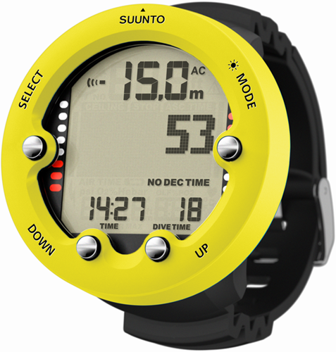 Suunto Zoop Novo - Duikcomputer - Lemon Yellow