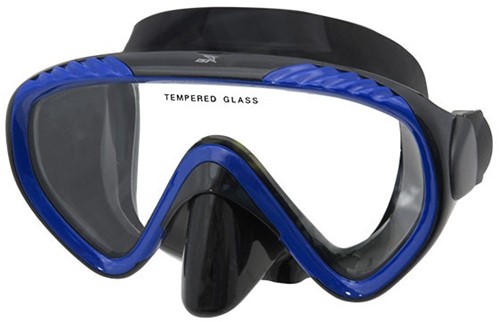 DUIKBRIL SCOPE BLAUW / ZWART