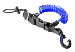 IST Sports Spiraalkabel - RVS Ring - 100cm