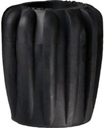 Kraandop Rubber Zwart