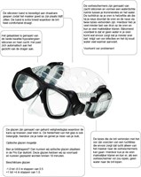 Pro Ear Duikmasker Zwart-2