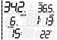 Mares Quad Duikcomputer - Big Display - Nitrox-3