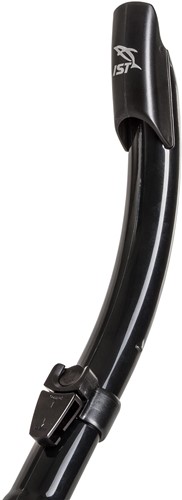 IST Sports Snorkel SN60 - Waterloosventiel - Siliconen Mondstuk - Zwart / Grijs-2