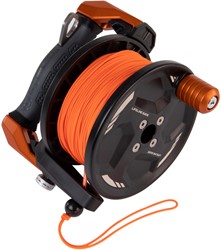 Apeks Guideline Guide - 120 Meter - Reel Black-Orange