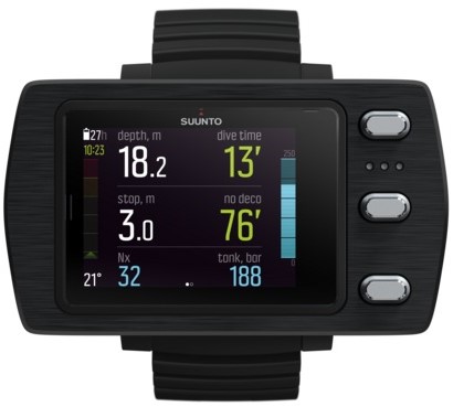 SUUNTO EON STEEL BLACK WITH BOOT AND USB