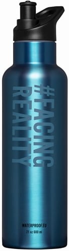 Waterproof Water Bottle Blue