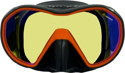 Apeks VX1 Ultra - Oranje / Zwart - UV lens-2