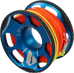 Apeks Lifeline Spool - 45m - Aluminium
