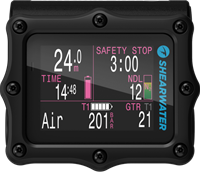 Shearwater Perdix 2 Ti - Duikcomputer - Black