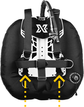 XDeep Ghost Wing - Standard - Backplate Size S-3