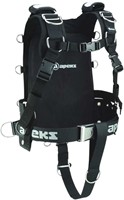 Apeks WTX Harnas - RVS Backplate - M