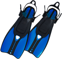 Ocean Reef Duo Snorkelvinnen Blauw