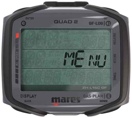 Mares Quad 2 - Duikcomputer - Black-2