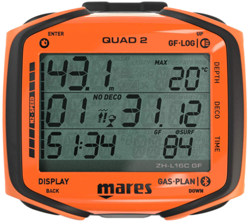 Mares Dive Computer QUAD 2 Orange-2
