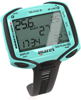 Mares Quad 2 - Duikcomputer - Aqua Blue