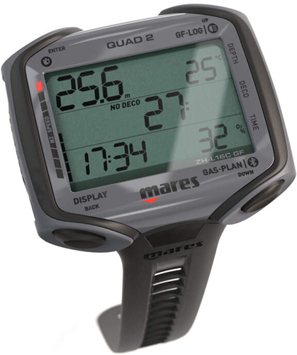 Mares Quad 2 - Duikcomputer - Black