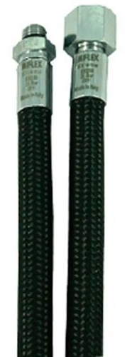 Middendrukslang - Miflex - High Flexible - BTS - Zwart