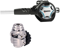 Mares Dual Adjustable 62X White / Aqua