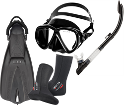 Snorkelset met Masker, Snorkel, Vinnen en Sokken
