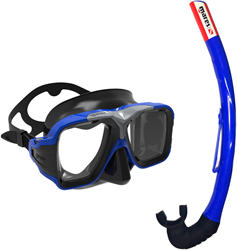 Mares Rover Hd Masker & Snorkelset Blue (6 pieces)