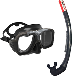 Mares Rover Hd Masker & Snorkelset Black (6 pieces)