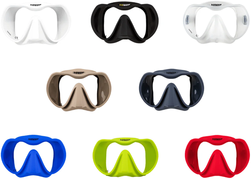 XDeep Radical S - Frameless duikbril - 8 kleuren - 15% kleiner
