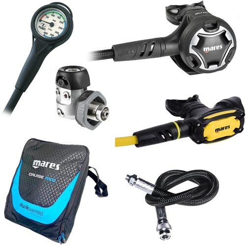 Mares - Dual 15X - SXS Octopus - Volledige set
