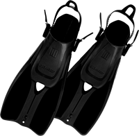 Ocean Reef Duo Snorkelvinnen Zwart