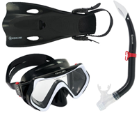 Aqualung Set Hero Sn Black Lxl