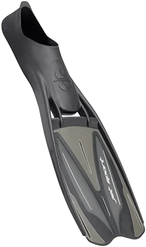 JET SPORT FF FIN,zwart/grijs, size 13-14