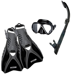 Duikbril, snorkel & vinnen